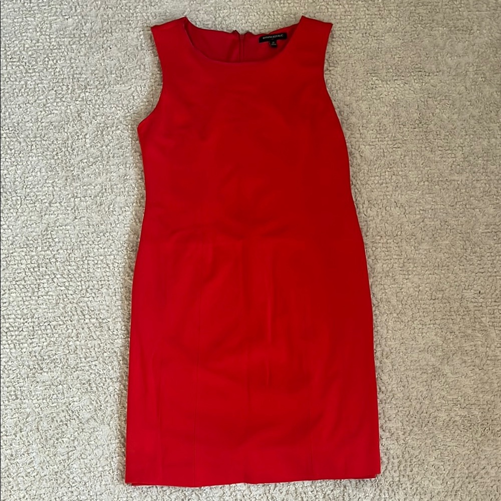 Banana Republic Red Sheath Mini Dress